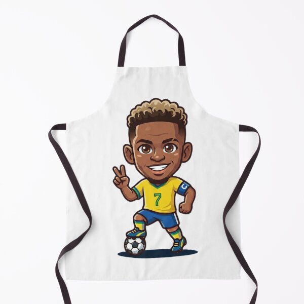 Item preview, Cute MiniPop Brazil Football Star 7 - Chibi Soccer Fan Art designed and sold by ZIKI VI.