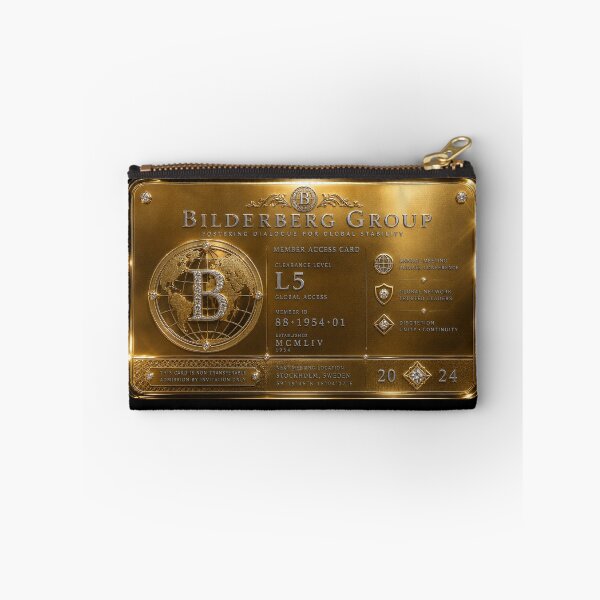 Item preview, Bilderberg Group Gold Membership Card – Luxury Secret Society Elite Access Design designed and sold by Extravanganzza.
