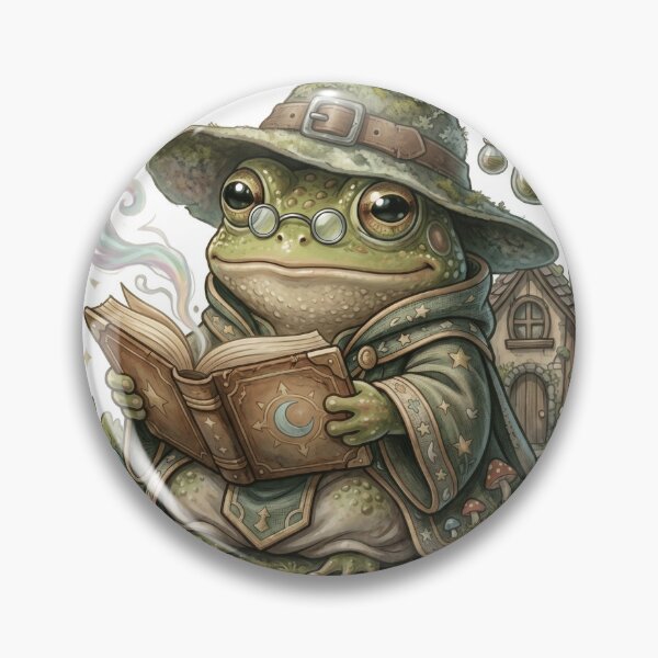 Item preview, Frog Wizard Academy – Cute Fantasy Kawaii Frog Design designed and sold by veloramode.