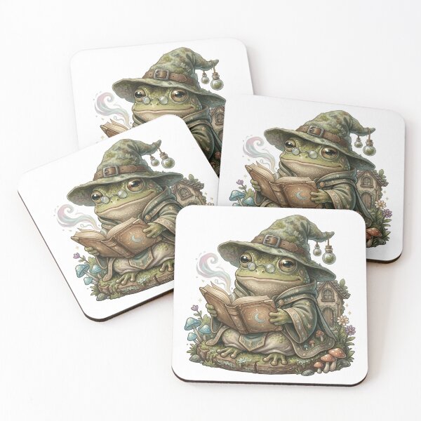 Item preview, Frog Wizard Academy – Cute Fantasy Kawaii Frog Design designed and sold by veloramode.