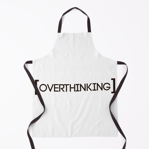 Item preview, Overthinking Minimalist Typography Sticker designed and sold by MYNDesigns.