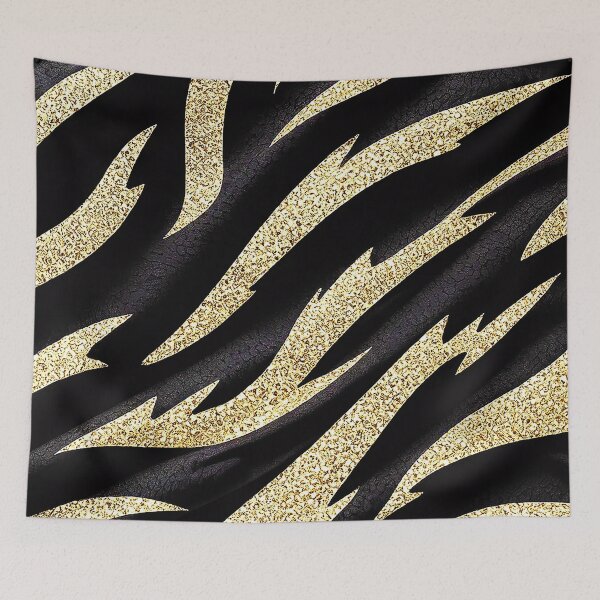 Item preview, Golden Zebra Luxe Pattern designed and sold by Exodoi.