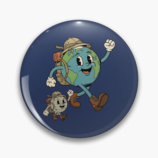 Item preview, Retro Earth Moon Explorer Hiking Adventure designed and sold by d247.