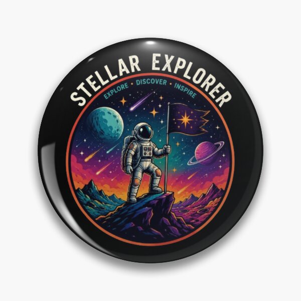 Item preview, Stellar Explorer – Cosmic Adventure Design designed and sold by Dogandesighn.