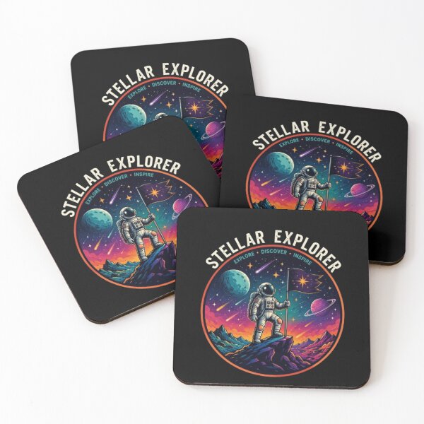 Item preview, Stellar Explorer – Cosmic Adventure Design designed and sold by Dogandesighn.