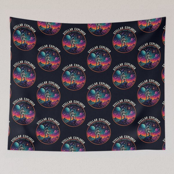 Item preview, Stellar Explorer – Cosmic Adventure Design designed and sold by Dogandesighn.