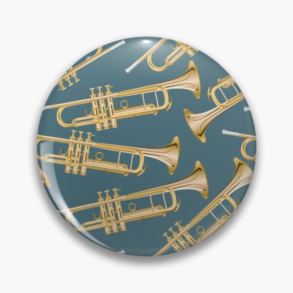 Item preview, trumpet on teal designed and sold by kobyakov.