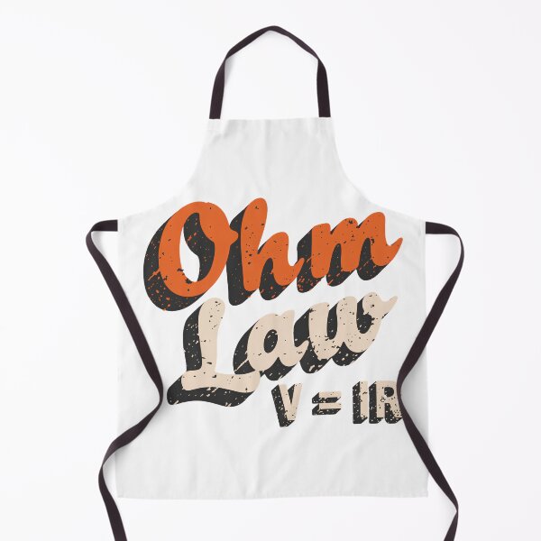 Item preview, Ohm Law V=IR Retro Electrical Engineering Typography Design designed and sold by ArcticFoxStudio.