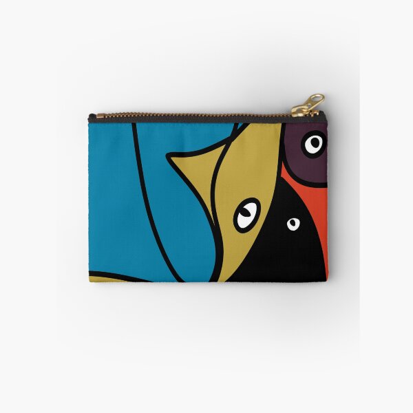 Item preview, Abstract Faces in Blue, Yellow, and Red designed and sold by SahmatArt.