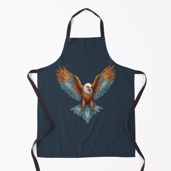 Item preview, Geometric Mosaic Eagle – Modern Animal Art – Modern Animal Art designed and sold by Tklezardesigns.