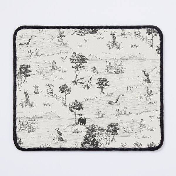 Item preview, cryptid toile - dark coal and soft gray designed and sold by kobyakov.