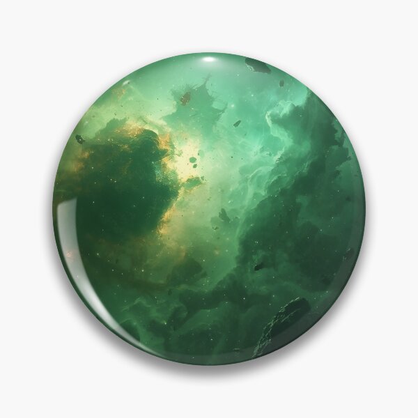 Item preview, Emerald Green Nebula Asteroid Field designed and sold by MAWOdesign.