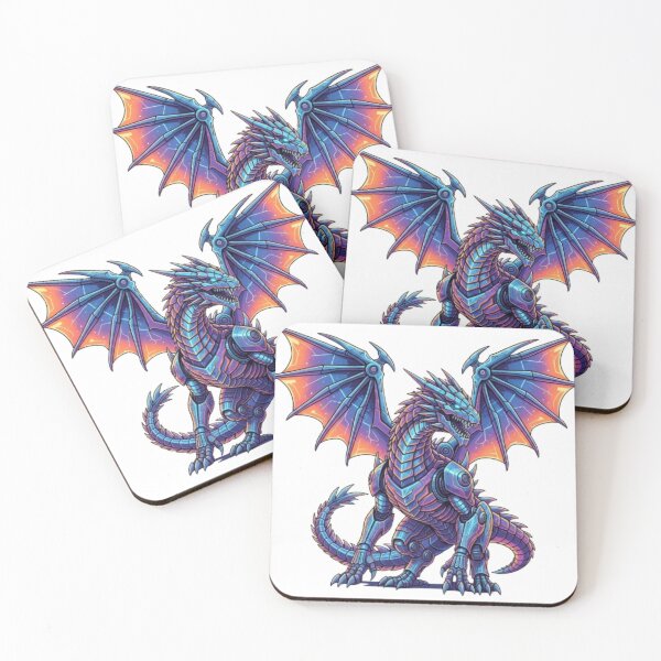Item preview, Titan Core Dragon X – Futuristic Mecha Beast T-Shirt designed and sold by PixelStyle Studio.