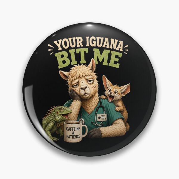Item preview, Vet Tech Gift Funny Veterinary Humor Exotic Iguana designed and sold by Gentlestate.