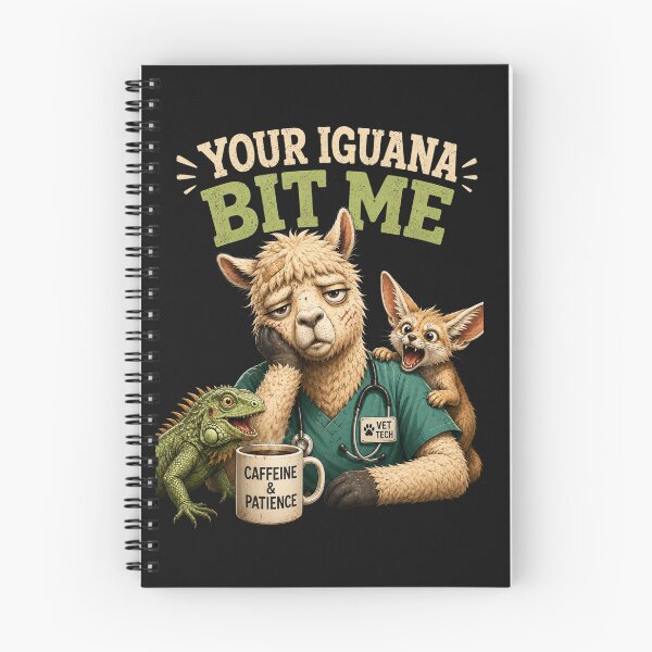 Item preview, Vet Tech Gift Funny Veterinary Humor Exotic Iguana designed and sold by Gentlestate.