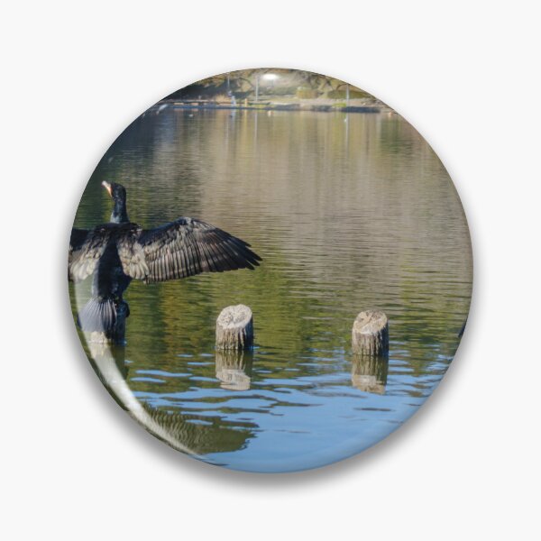 Item preview, Great Cormorants Drying Wings at Rengeji-ike Park, Japan designed and sold by Pix4Japan.