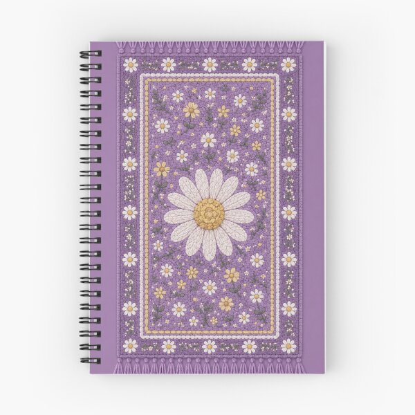 Item preview, Purple Daisy rug- Meadow Hill Inspired Floral designed and sold by Christina Lumenara.