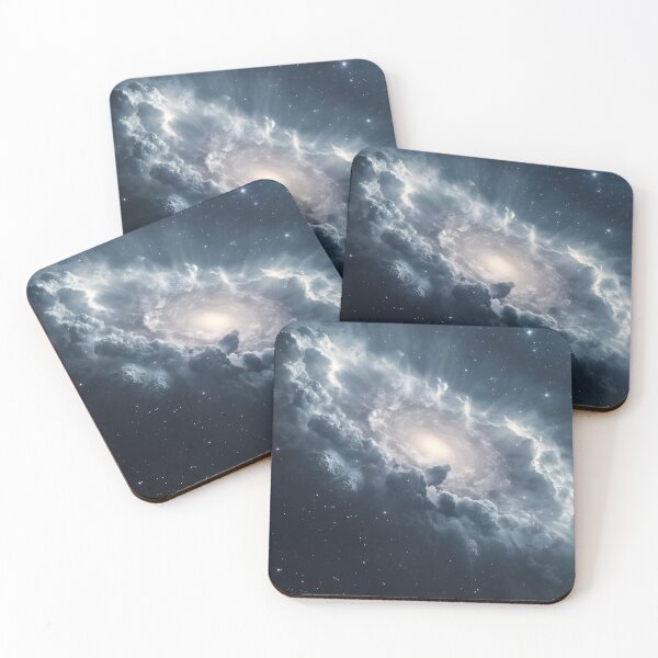 Item preview, White Silver Nebula Supernova Explosion designed and sold by MAWOdesign.