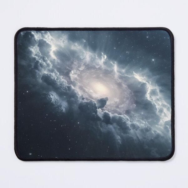Item preview, White Silver Nebula Supernova Explosion designed and sold by MAWOdesign.