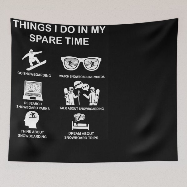 Item preview, Snowboarding Spare Time Activities Snowboarder designed and sold by d247.
