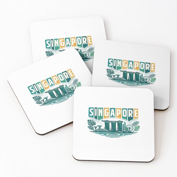 Item preview, Singapore Retro Vintage Travel Shirt designed and sold by SJarts Creative Studio.