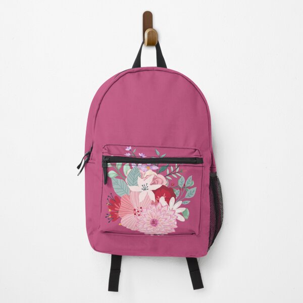 Item preview, Pink and red  floral bouquet with bluish greenery designed and sold by Sage2026.