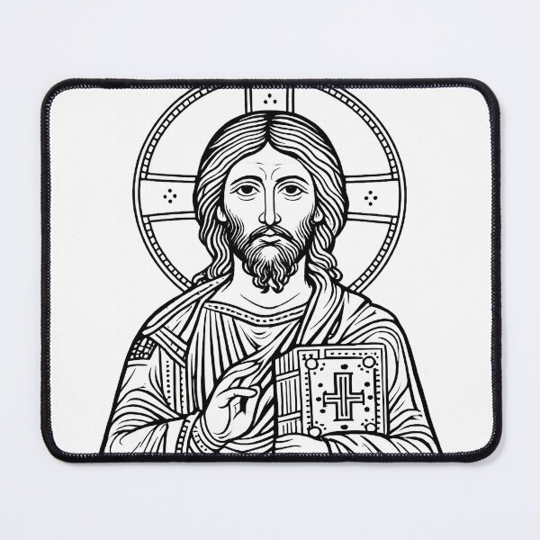Item preview, Byzantine Jesus Portrait designed and sold by CashCrow.