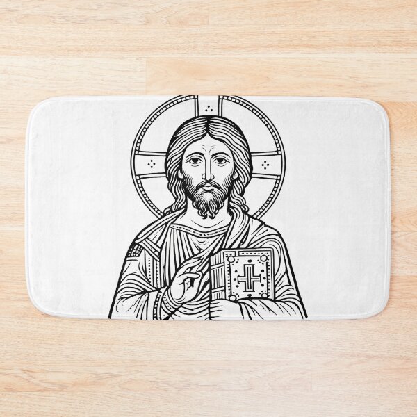 Item preview, Byzantine Jesus Portrait  designed and sold by CashCrow.