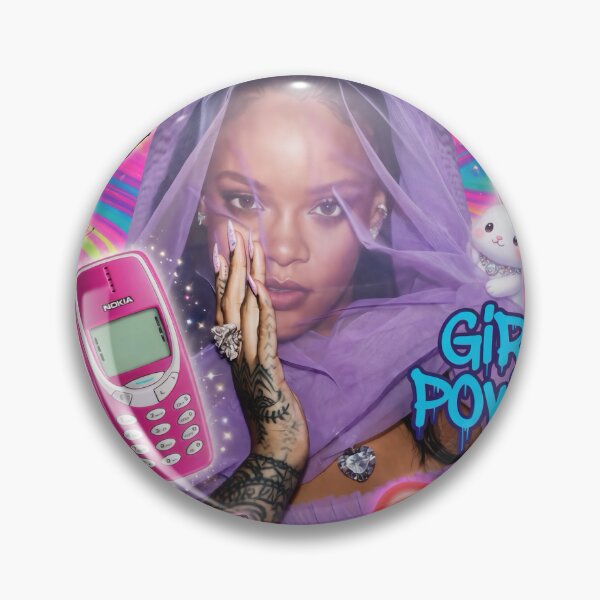 Item preview, Rihanna Girls Support Girls Y2K Collage designed and sold by y2kponyclub.
