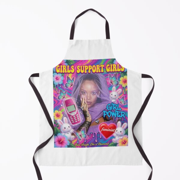 Item preview, Rihanna Girls Support Girls Y2K Collage designed and sold by y2kponyclub.
