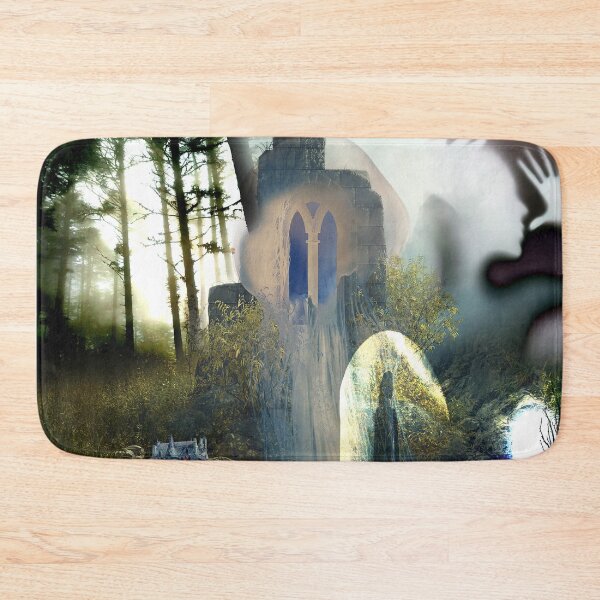 Item preview, psychedelic avant garde forest indie shadow and light Collage designed and sold by anopenworld.