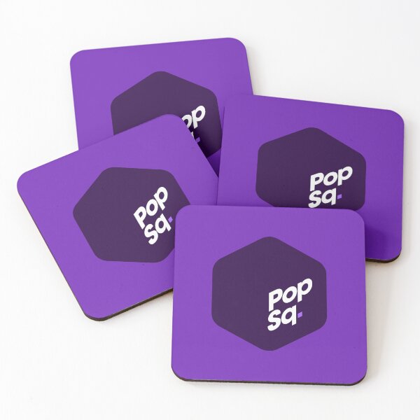 Item preview, Pop Square - Deep Purple Cube (on Purple) designed and sold by Pop Square.