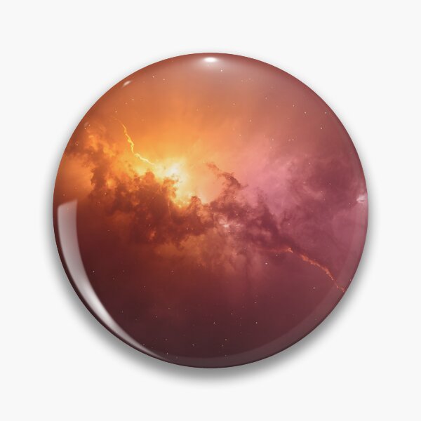Item preview, Orange Pink Nebula Supernova Deep Space designed and sold by MAWOdesign.