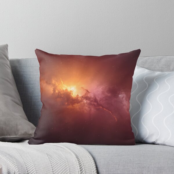 Item preview, Orange Pink Nebula Supernova Deep Space designed and sold by MAWOdesign.