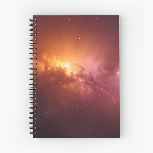 Item preview, Orange Pink Nebula Supernova Deep Space designed and sold by MAWOdesign.