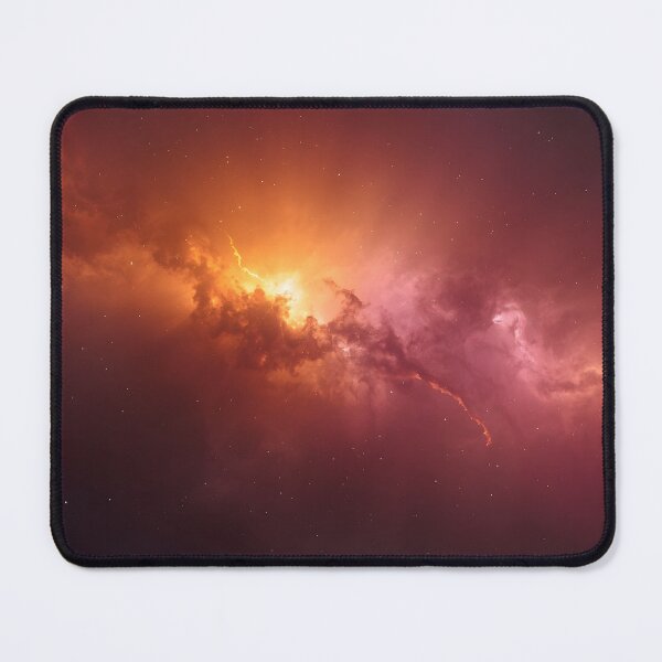 Item preview, Orange Pink Nebula Supernova Deep Space designed and sold by MAWOdesign.