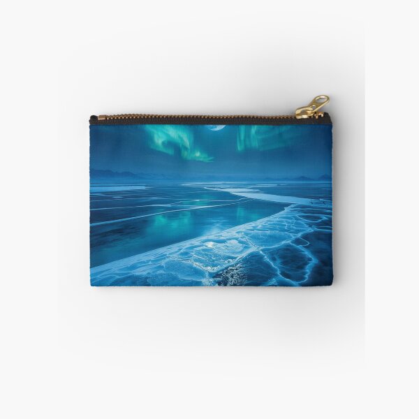 Item preview, Frozen Moonlit Alien Ocean Fantasy Landscape designed and sold by Luminous Wilds.