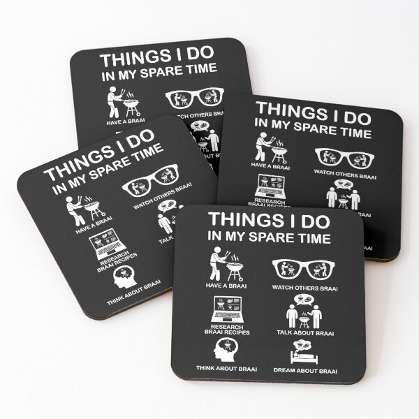 Item preview, Things I Do In My Spare Time Braai Lover designed and sold by d247.