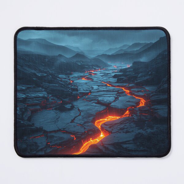 Item preview, Photorealistic Alien Volcanic Rift Fantasy Landscape designed and sold by Luminous Wilds.