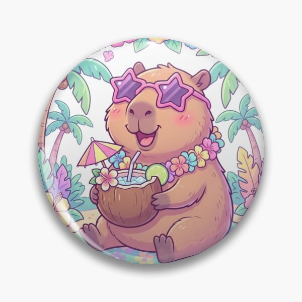 Item preview, Cute Tropical Bear Cartoon Relaxing. designed and sold by MyshopnameSell.