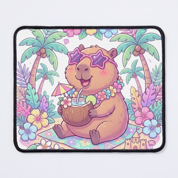 Item preview, Cute Tropical Bear Cartoon Relaxing. designed and sold by MyshopnameSell.