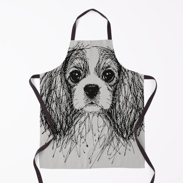 Item preview, Cavalier Scribble Portrait designed and sold by Kaurisdigital.