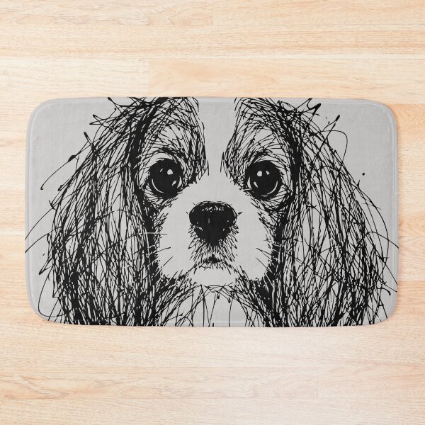 Item preview, Cavalier Scribble Portrait designed and sold by Kaurisdigital.