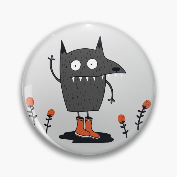 Item preview, Cute Wolf in Rain Boots designed and sold by Ruslan Kudlai.
