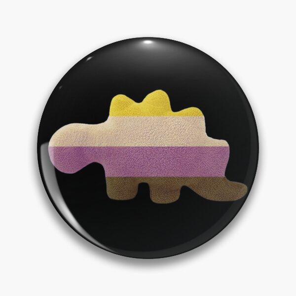 Item preview, nonbinary Dino nuggie stegosaur  designed and sold by Meowmeow996.