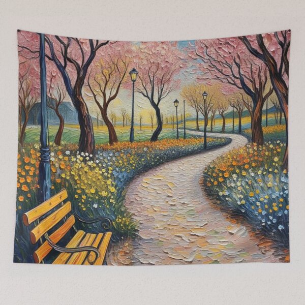 Item preview, Springtime in the city park designed and sold by sid1802.