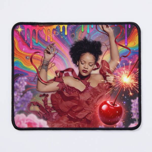 Item preview, Rihanna Unbothered Psychedelic Melting Coquette Collage Art designed and sold by y2kponyclub.