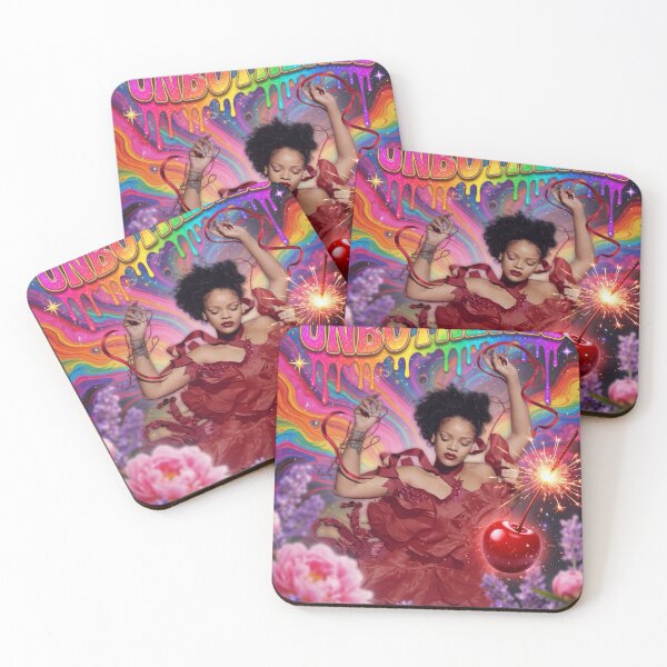 Item preview, Rihanna Unbothered Psychedelic Melting Coquette Collage Art designed and sold by y2kponyclub.