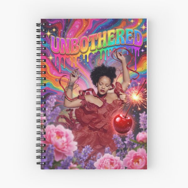 Item preview, Rihanna Unbothered Psychedelic Melting Coquette Collage Art designed and sold by y2kponyclub.