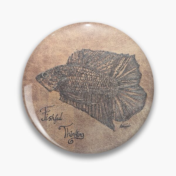 Item preview, Leather Burning Betta Splendens designed and sold by Ijsvogel92.